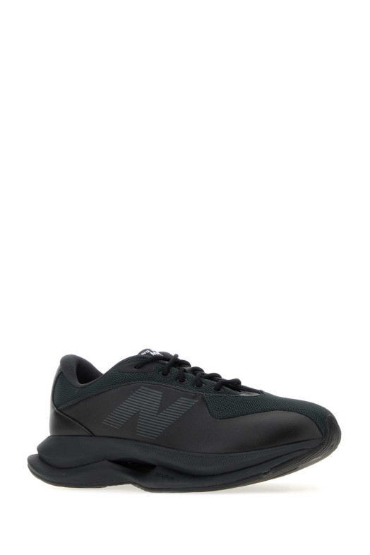 Black synthetic leather and fabric Junya Watanabe MAN x New Balance sneakers Black JUNYA WATANABE (WQK101001)