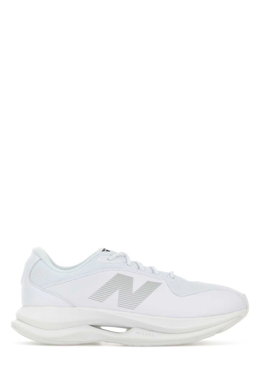 White synthetic leather and fabric Junya Watanabe MAN x New Balance sneakers White JUNYA WATANABE (WQK102001)