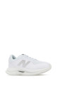 White synthetic leather and fabric Junya Watanabe MAN x New Balance sneakers White JUNYA WATANABE (WQK102001)