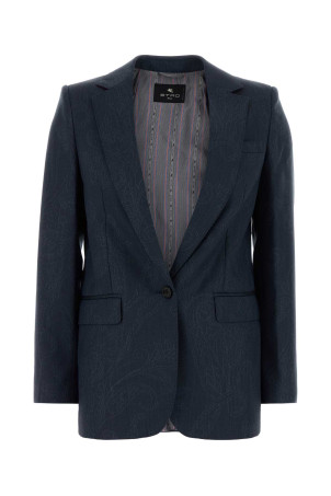 Blue wool blazer ETRO (WRCA004299TJ212)