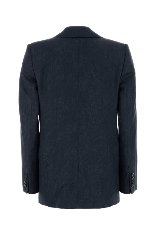 Blue wool blazer ETRO (WRCA004299TJ212)