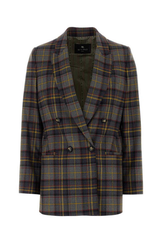 Embroidered stretch wool blazer ETRO (WRCA010899TQB92)