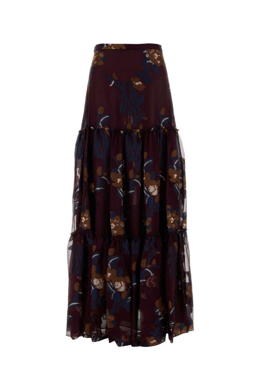 Embroidered chiffon skirt ETRO (WRFA021699TJA16)