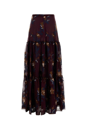 Embroidered chiffon skirt ETRO (WRFA021699TJA16)