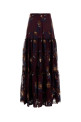 Embroidered chiffon skirt ETRO (WRFA021699TJA16)