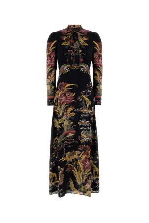 Printed crepe long dress ETRO (WRHA055299SP41E)