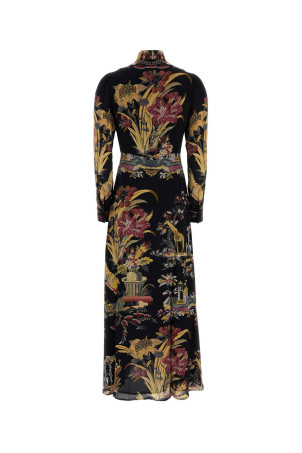 Printed crepe long dress ETRO (WRHA055299SP41E)