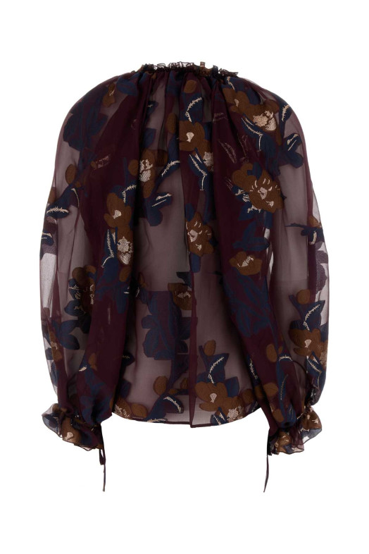 Embroidered silk blend shirt ETRO (WRIA010799TJA16)