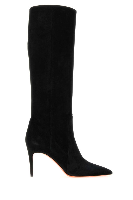 Black suede Viola boots SANTONI (WSID71836HI2SAEA)
