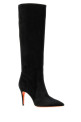 Black suede Viola boots SANTONI (WSID71836HI2SAEA)