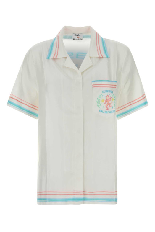 White silk shirt CASABLANCA (WSP26SH20003)