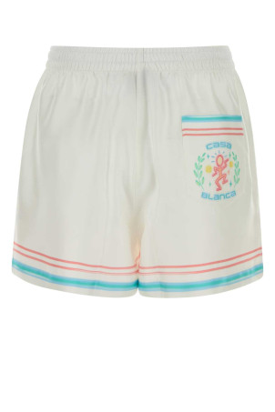 White silk shorts CASABLANCA (WSP26TR40403)