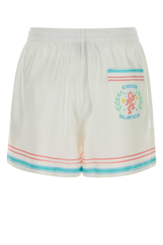 White silk shorts CASABLANCA (WSP26TR40403)