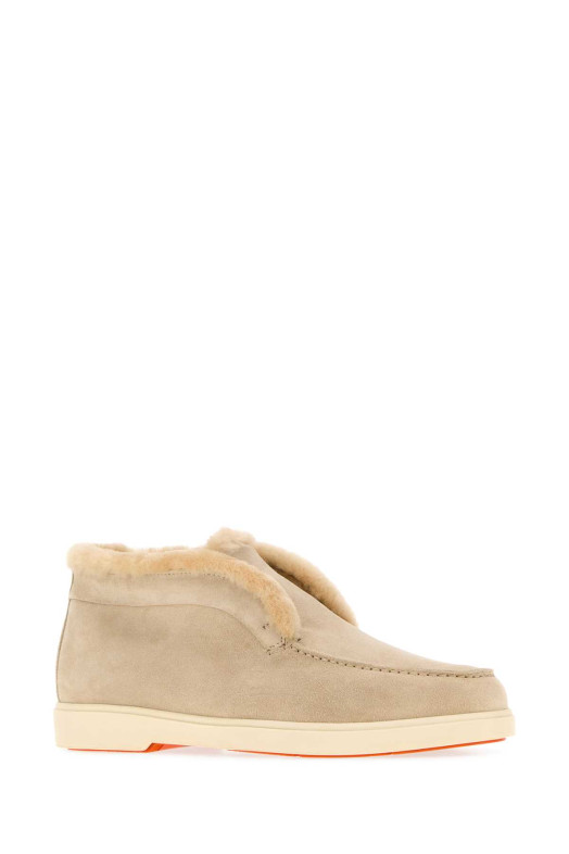 Sand suede ankle boots SANTONI (WUYA58457TISAPFR)
