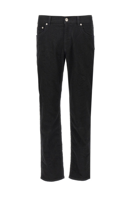 Jacquard jeans Black