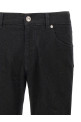 Jacquard jeans Black