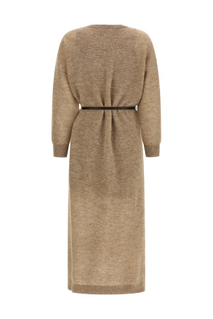 'Sparkling' dress Beige