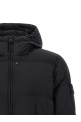 Пуховик с эффектом гофрированной ткани, черный STONE ISLAND L2S154100037S0A23V0029
