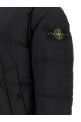Пуховик с эффектом гофрированной ткани, черный STONE ISLAND L2S154100037S0A23V0029