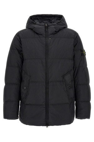 Пуховик с рюшами, синий STONE ISLAND L2S154100037S0A23V0020