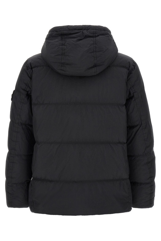 Пуховик с рюшами, синий STONE ISLAND L2S154100037S0A23V0020