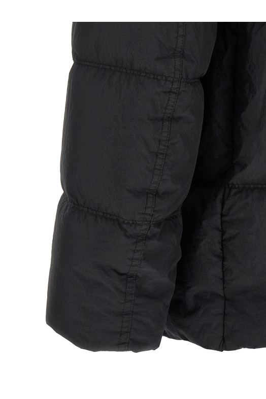 Пуховик с рюшами, синий STONE ISLAND L2S154100037S0A23V0020