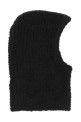 Балаклава из букле с логотипом, черная MM6 MAISON MARGIELA S62TB0010M13342900