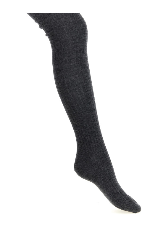 Ребристые колготки, серые JIL SANDER J02ZZ0158J40363023