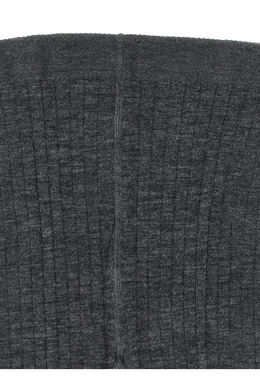 Ребристые колготки, серые JIL SANDER J02ZZ0158J40363023