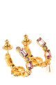 Valentino Garavani 'Ovalette' earrings with rhinestones Gold