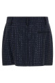 'Soave' skirt with rhinestones Blue