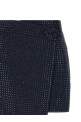 'Soave' skirt with rhinestones Blue