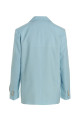 Single-breasted blazer jacket BLUE