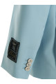 Single-breasted blazer jacket BLUE