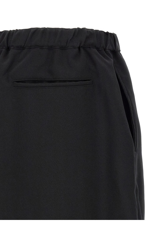 Штани з розкльошеними штанинами, чорні COMME DES GARCONS BLACK 1QP0061