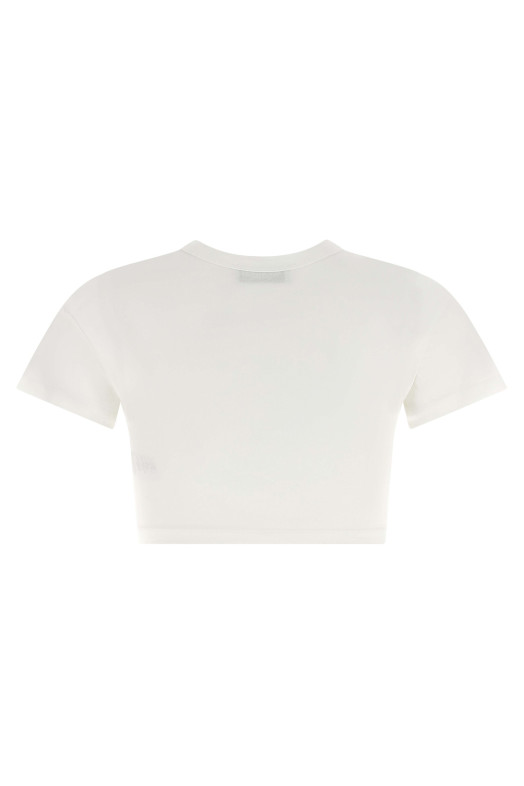 Bustier crop t-shirt  White