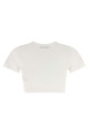 Bustier crop t-shirt  White