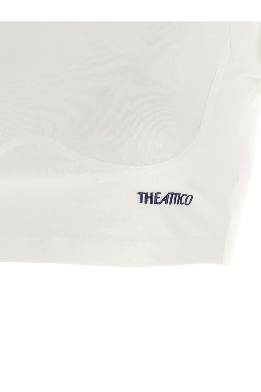 Bustier crop t-shirt  White