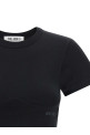 Bustier crop t-shirt  Black
