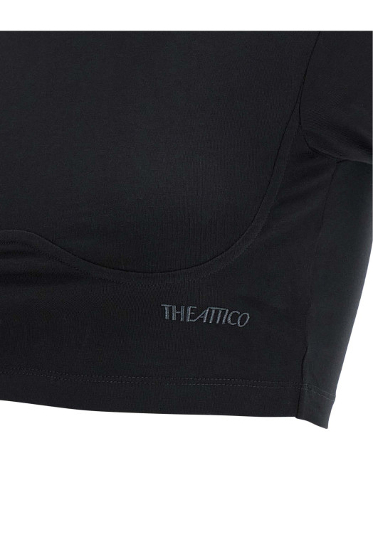 Bustier crop t-shirt  Black