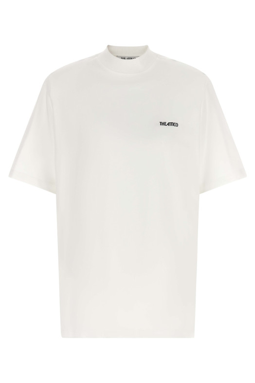 Mock-neck T-shirt  White