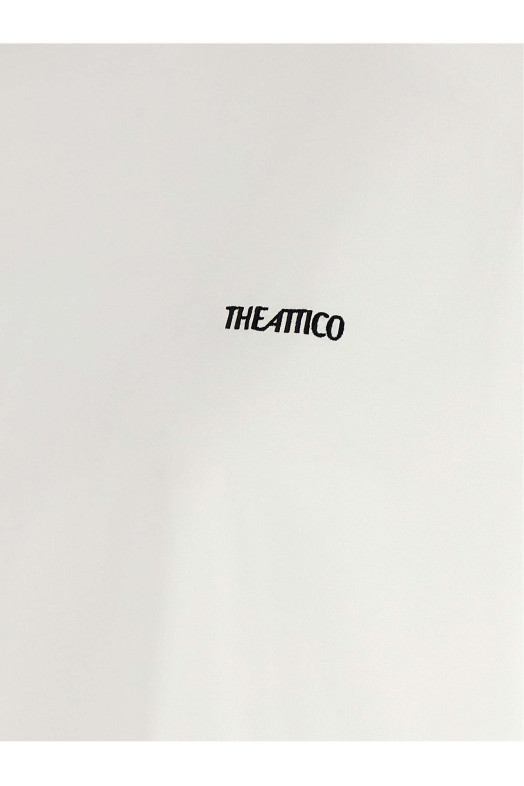 Mock-neck T-shirt  White