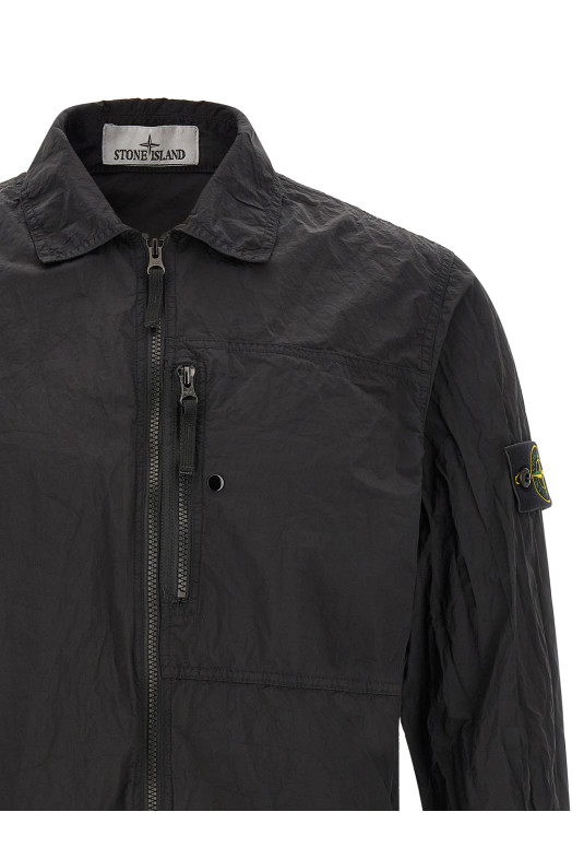 '120004' overshirt Black