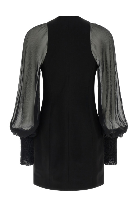 XL zip dress Black