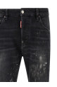 Джинси з ефектом розбризкування фарби, чорні DSQUARED2 S74LB1972D30046900