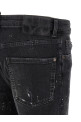 Джинси з ефектом розбризкування фарби, чорні DSQUARED2 S74LB1972D30046900