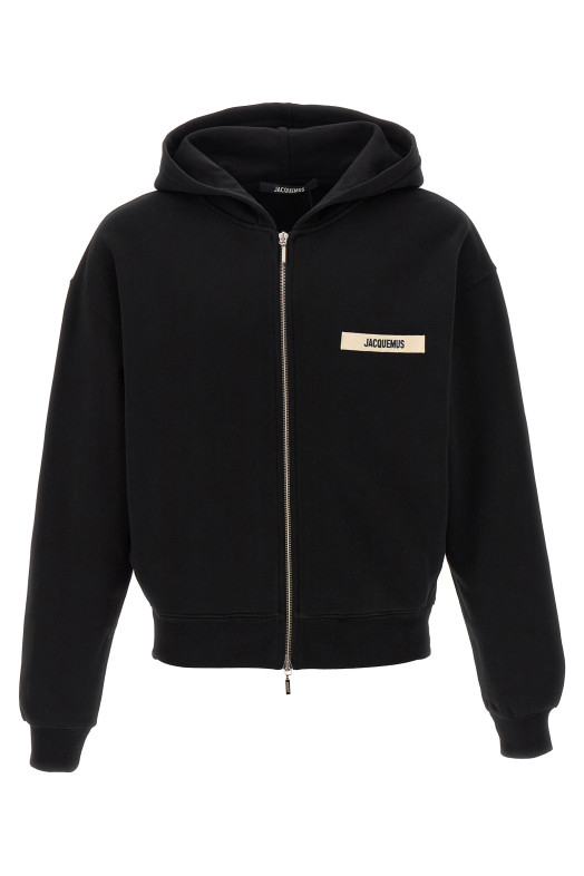 'Le Hoodie Grip Gros Grain' hoodie Black