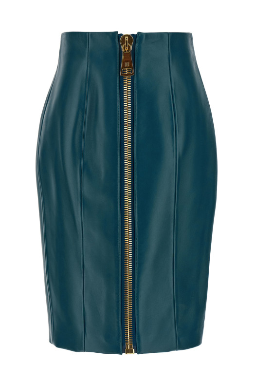 XL zip skirt Blue