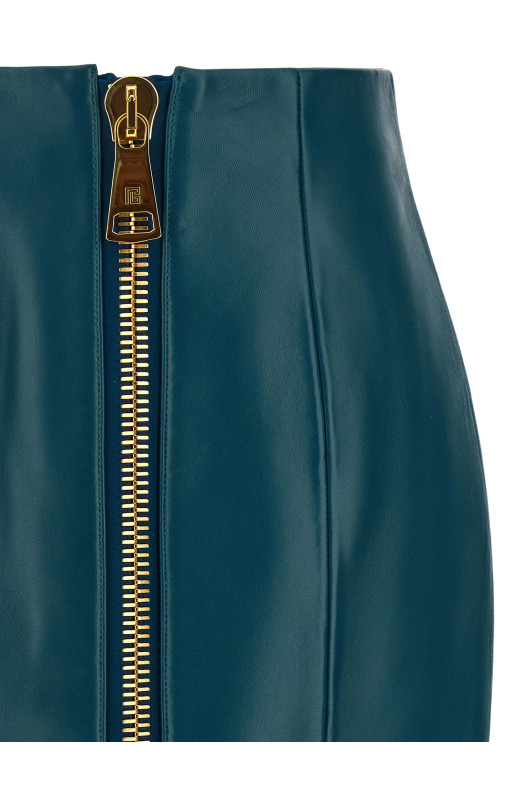 XL zip skirt Blue