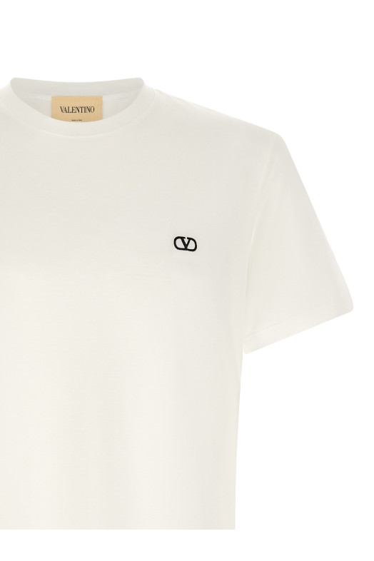 Футболка Valentino Garavani «VLogo Signature», белая V3MG10VBMM0BO